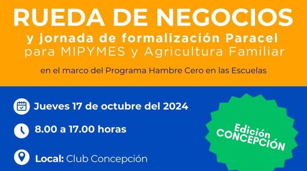 Hambre Cero: Rueda de negocios se realizará en Concepción