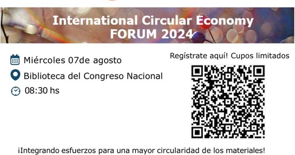 Organizan foro de economía circular en la Biblioteca y Archivo del Congreso Nacional