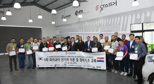 Culminó la primera capacitación técnica sobre mantenimiento de vehículos eléctricos en ITAIPU