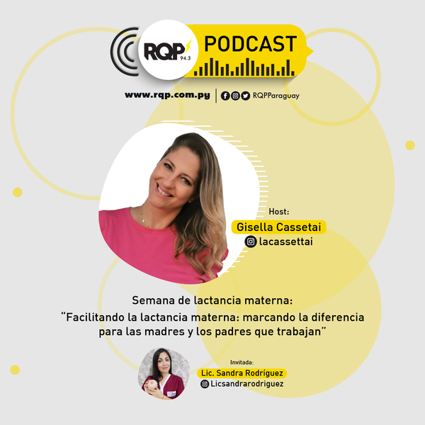 RQP Podcast con Gisella Cassettai: Lactancia Materna - RQP Paraguay