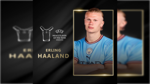 Erling Haaland ganó el premio al Mejor Jugador de la UEFA