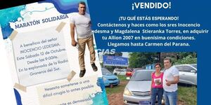 INSÓLITO: INICIÓ CAMPAÑA SOLIDARIA PARA OPERARSE PERO COMPRÓ UN AUTO NUEVO - Itapúa Noticias