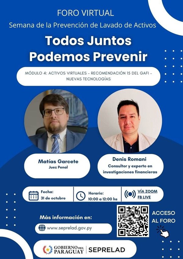 Connotado magistrado participará de foro sobre prevención de lavado de activos - Judiciales.net