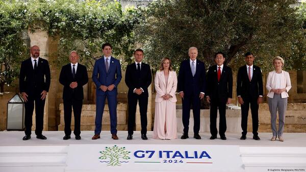 El G7 anunció 50.000 millones de dólares en préstamos a Ucrania garantizados por activos rusos congelados - .::Agencia IP::.