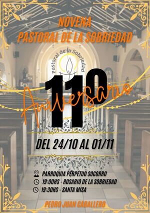 11° Aniversario de la Pastoral de la Sobriedad