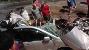 Joven de 26 años muere en triple choque en San Pedro - trece