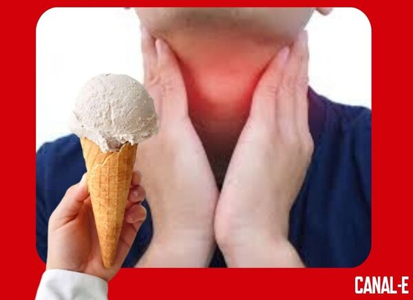 TOMÁ HELADO SI TE DUELE LA GARGANTA
