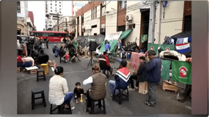 Campesinos acampan frente al Indert exigiendo tierras