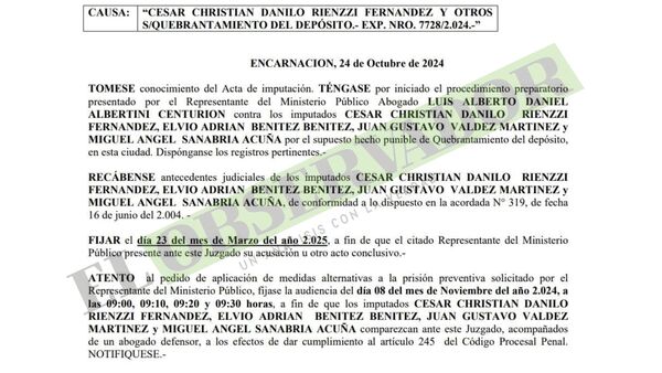 Fijan imposición de medidas para director del Taller Municipal de Encarnación y porteros imputados por “carnear” rodados