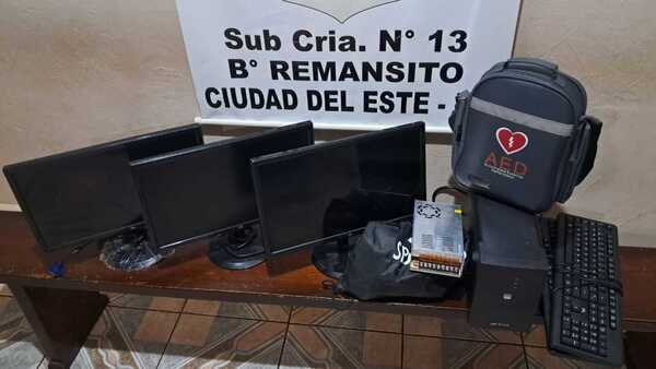 Recuperan equipos médicos sustraídos de una USF de Ciudad del Este