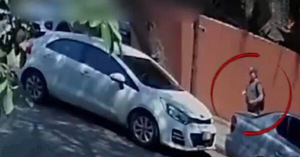 Diario HOY | Vehículo fue robado en Asunción y abandonado con otra chapa en Lambaré