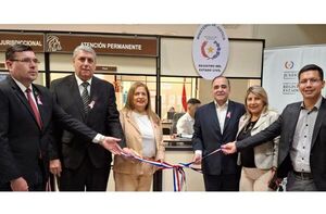 Se habilitó la Oficina del Registro Civil en el Palacio de Justicia de Caacupé