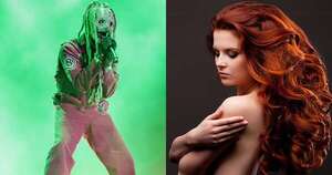 La Nación / ¡Topless y metal! Mujeres mostraron atributos en concierto de Slipknot