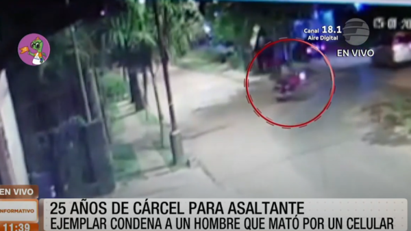 Condenado a 25 años de cárcel tras matar por un celular