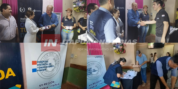 GOBERNACIÓN DE ITAPÚA ENTREGÓ INSUMOS AL CENTRO OFTALMOLÓGICO  - Itapúa Noticias