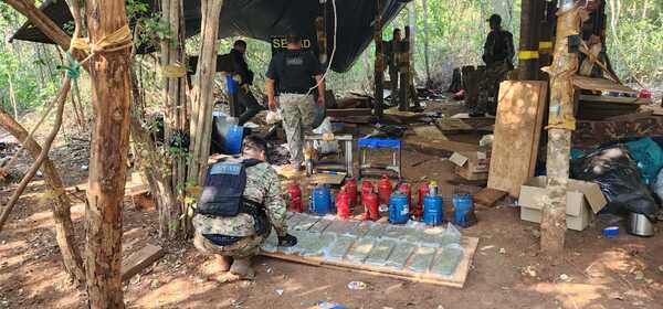 SENAD desmantela campamentos de producción de marihuana en Puentesiño