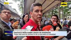 Video: Peña habló sobre calificación de Fitch y dijo que vivimos en el “país de mayor estabilidad política” - ABC Noticias - ABC Color