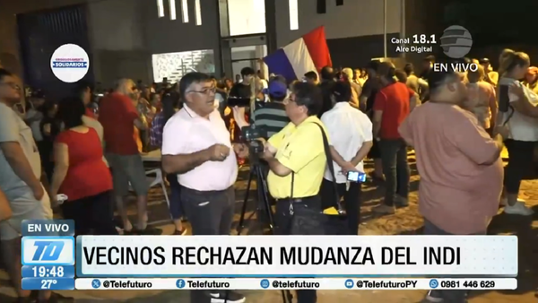 Vecinos de Ñemby se manifiestan contra traslado de oficinas del Indi