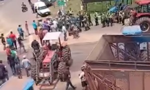 Momentos de tensión entre la Policía Nacional y cañicultores en Tebicuarymi - OviedoPress