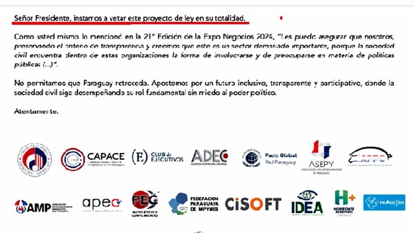 Gremios y organizaciones piden a Peña el veto total de la “ley garrote”
