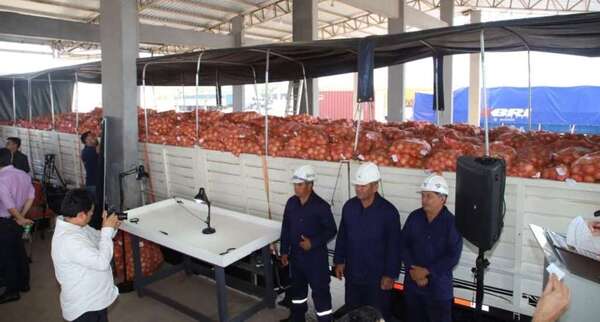 28.000 kilos de cebolla paraguaya ingresa al mercado Argentino