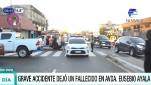 Mujer muere atropellada por camioneta sobre Avda. Eusebio Ayala