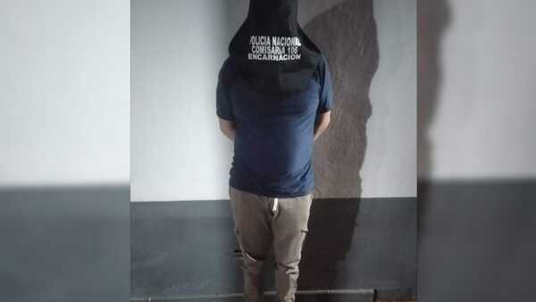 Hombre detenido por encerrar a su esposa e hijos durante tres días en Encarnación
