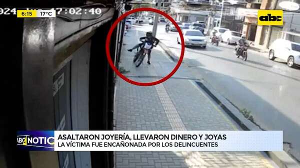 Video: Dos hombres asaltaron una joyería en Luque - ABC Noticias - ABC Color