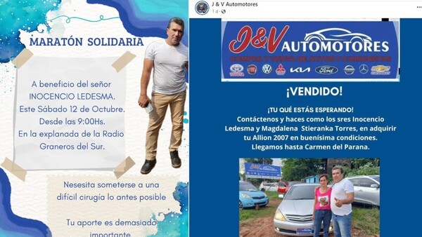 Hicieron “maratón solidaria” y el enfermo se compró un vehículo