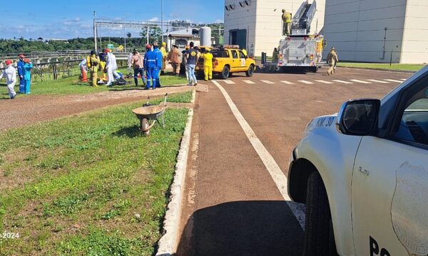Simulacro de evacuación en Minga Guazú