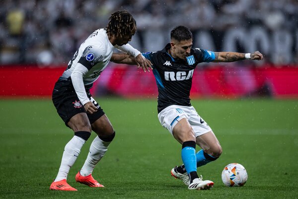 Corinthians y Racing empatan en la segunda semifinal de la Sudamericana - 1000 Noticias