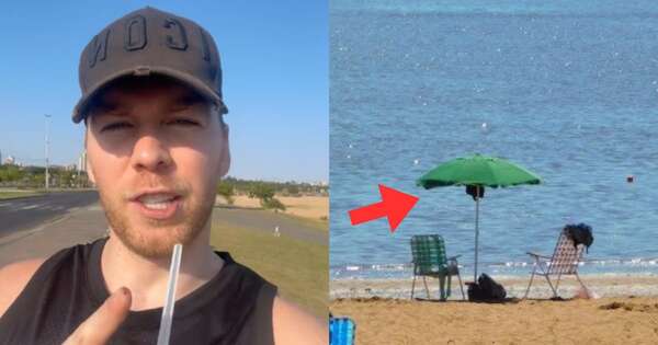 La Nación / “¿Paraguayos temen al sol?”: turista se sorprendió en la costanera
