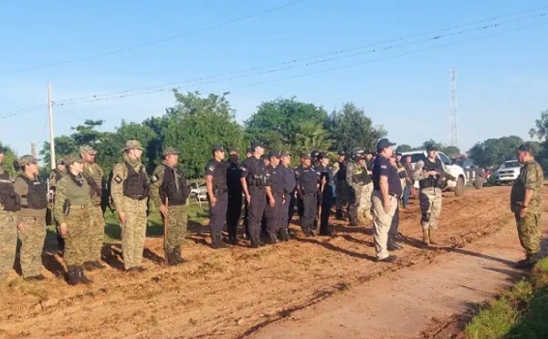 Policía desmantela campamento narco en Cordillera