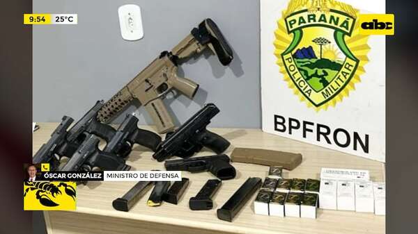 Tráfico de armas: remiten evidencias que involucran a militares y policías - ABC Noticias - ABC Color