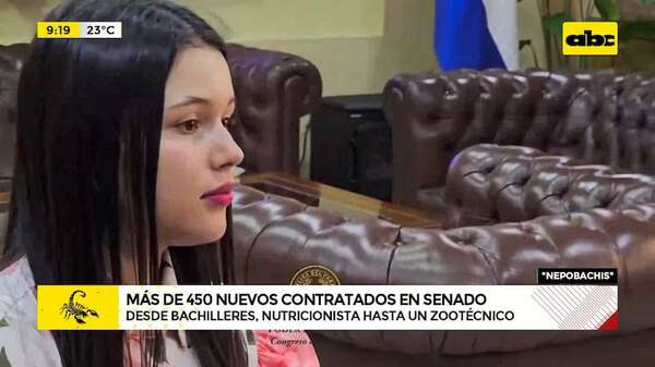Vergonzoso despilfarro en el Congreso: bachilleres con bajos puntajes y jugosos salarios - ABC Noticias - ABC Color