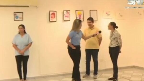 Artistas en el espectro autista exponen sus obras en la Alianza Francesa - SNT