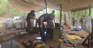Asestan golpe de USD 4,6 millones al anular complejo narco en Canindeyú