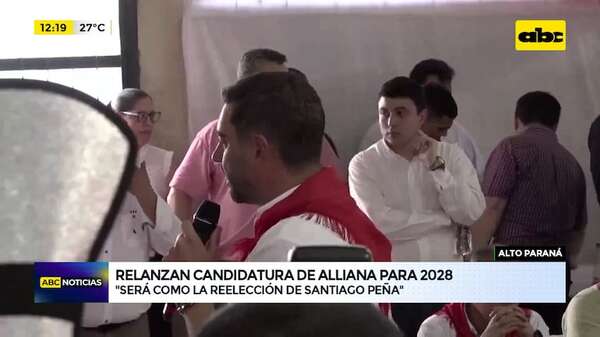 “Será como reelegir a Peña”: cartismo ratifica candidatura de Alliana - ABC Noticias - ABC Color