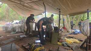 "Maracanazo" al narcotráfico: SENAD destruyó 31 toneladas de droga en Canindeyú - Unicanal