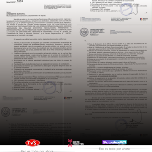 CONTRALORÍA SOLICITA DOCUMENTOS SOBRE CONCESIÓN DE SERVICIOS DE RESIDUOS SÓLIDOS EN ENCARNACIÓN - TVS