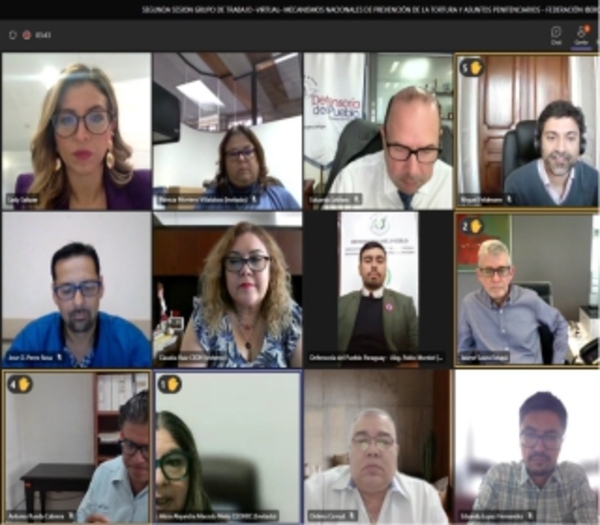 Segunda Reunión -Virtual- del Grupo de Trabajo: Mecanismos Nacionales de Prevención de la Tortura y Asuntos Penitenciarios de la FIO.