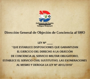 Proyecto de Ley sobre Objeción de Conciencia al SMO: Audiencia Pública Programada.