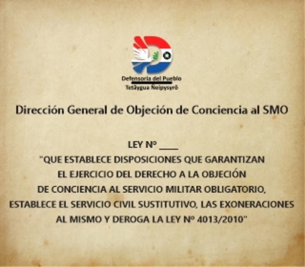Proyecto de Ley sobre Objeción de Conciencia al SMO: Audiencia Pública Programada.