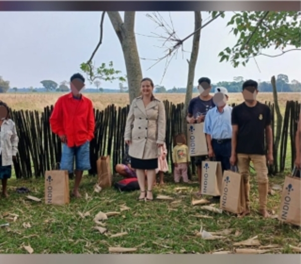 Asistencia a las comunidades indígenas en Distrito del Departamento de Caazapá.