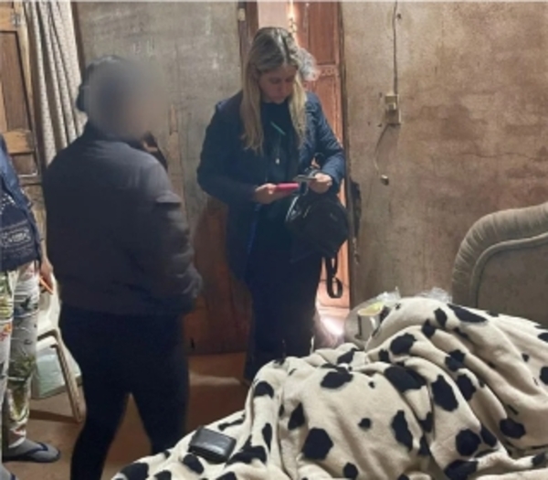 Intervención realizada a pedio de vecinos de un adulto mayor en estado de abandono.