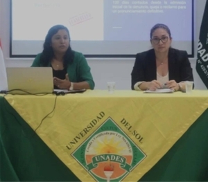 Iniciamos programa de educación en DDHH con alumnos y docentes de la Universidad del Sol.