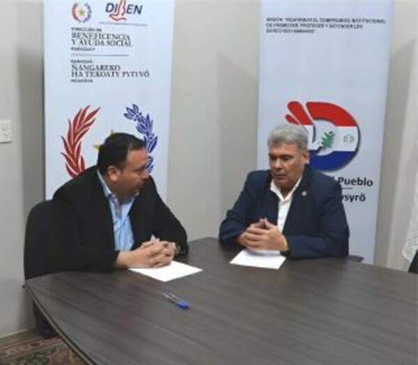 Firma de Convenio Marco de Cooperación entre la Defensoría del Pueblo y la DIBEN.