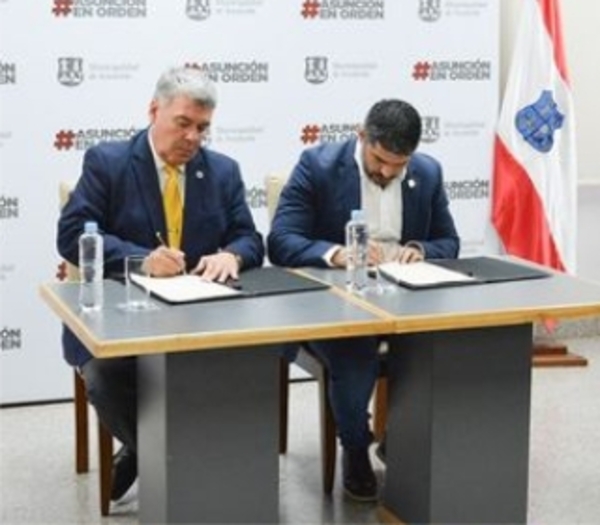 Firma de Convenio Marco de Cooperación Interinstitucional con la Municipalidad de Asunción.