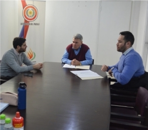Reunión entre el Defensor del Pueblo y representantes de Pacto Global Red Paraguay.