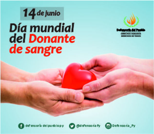 Actividad realizada en la institución en el marco del DÍA MUNDIAL DEL DONANTE DE SANGRE.